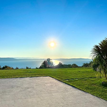 Luxury Panorama Vila With Amazing Seaview In Gondolici 7 Km From Rabac Labin  Kültér fotó