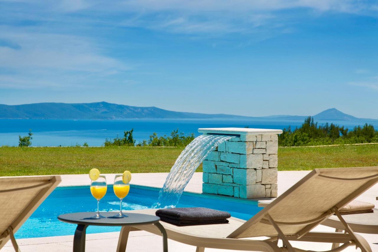 Luxury Panorama Vila With Amazing Seaview In Gondolici 7 Km From Rabac Labin  Kültér fotó