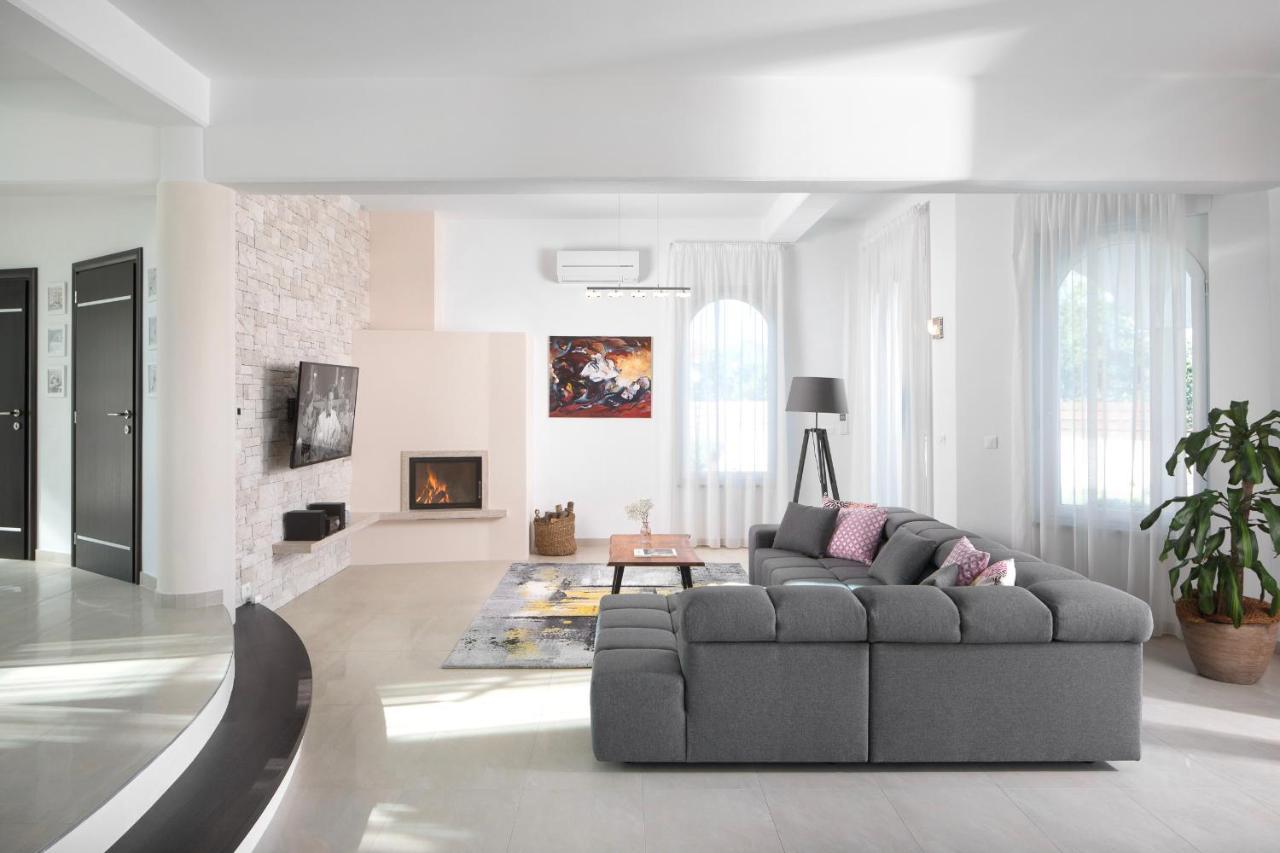 Luxury Panorama Vila With Amazing Seaview In Gondolici 7 Km From Rabac Labin  Kültér fotó