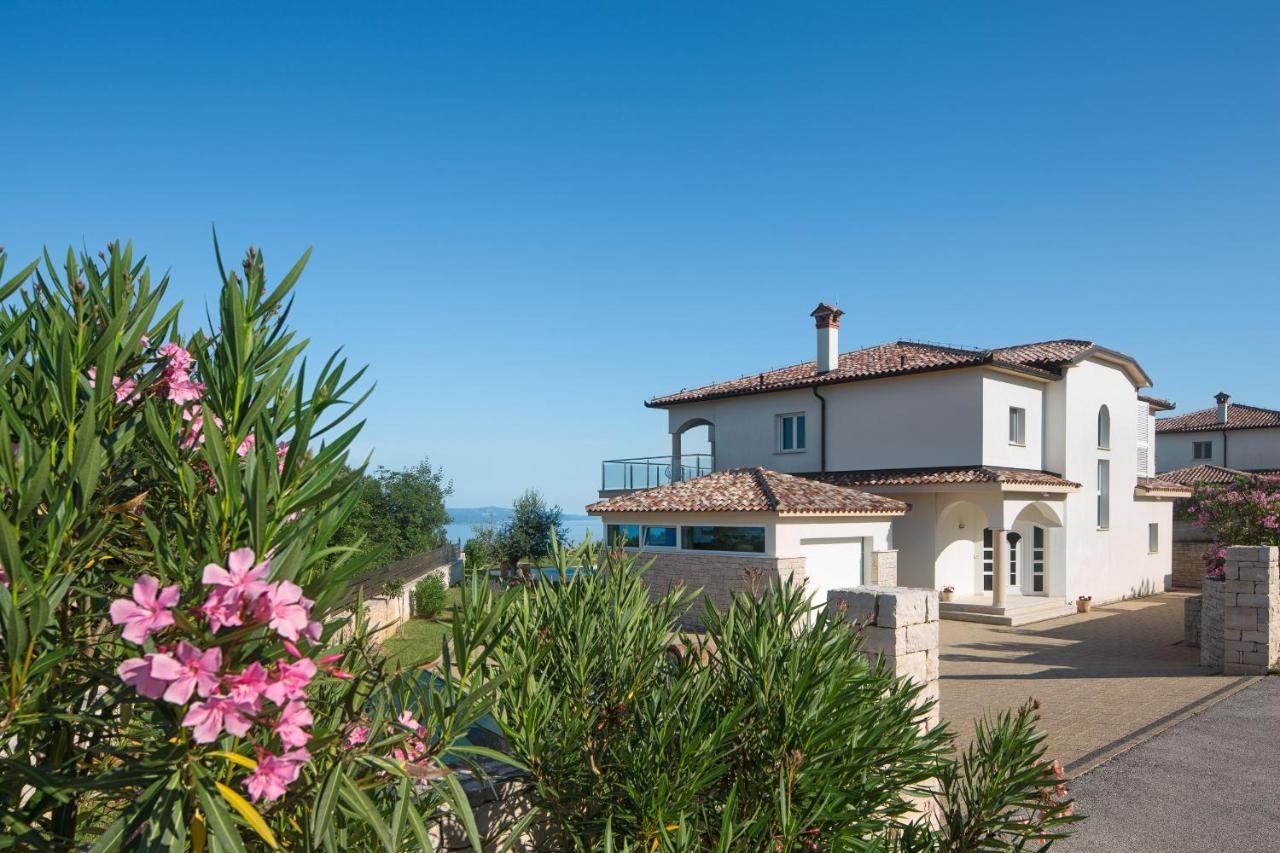 Luxury Panorama Vila With Amazing Seaview In Gondolici 7 Km From Rabac Labin  Kültér fotó