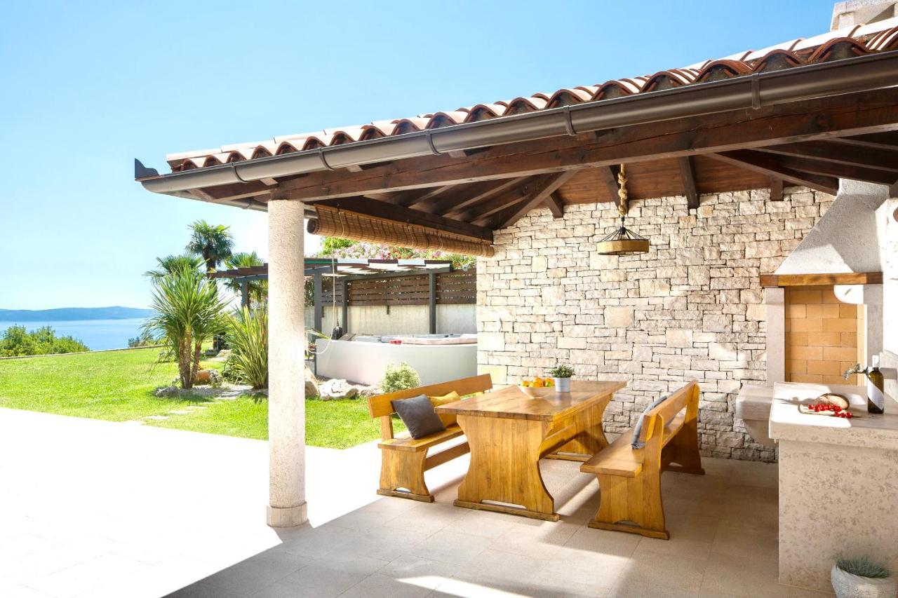 Luxury Panorama Vila With Amazing Seaview In Gondolici 7 Km From Rabac Labin  Kültér fotó
