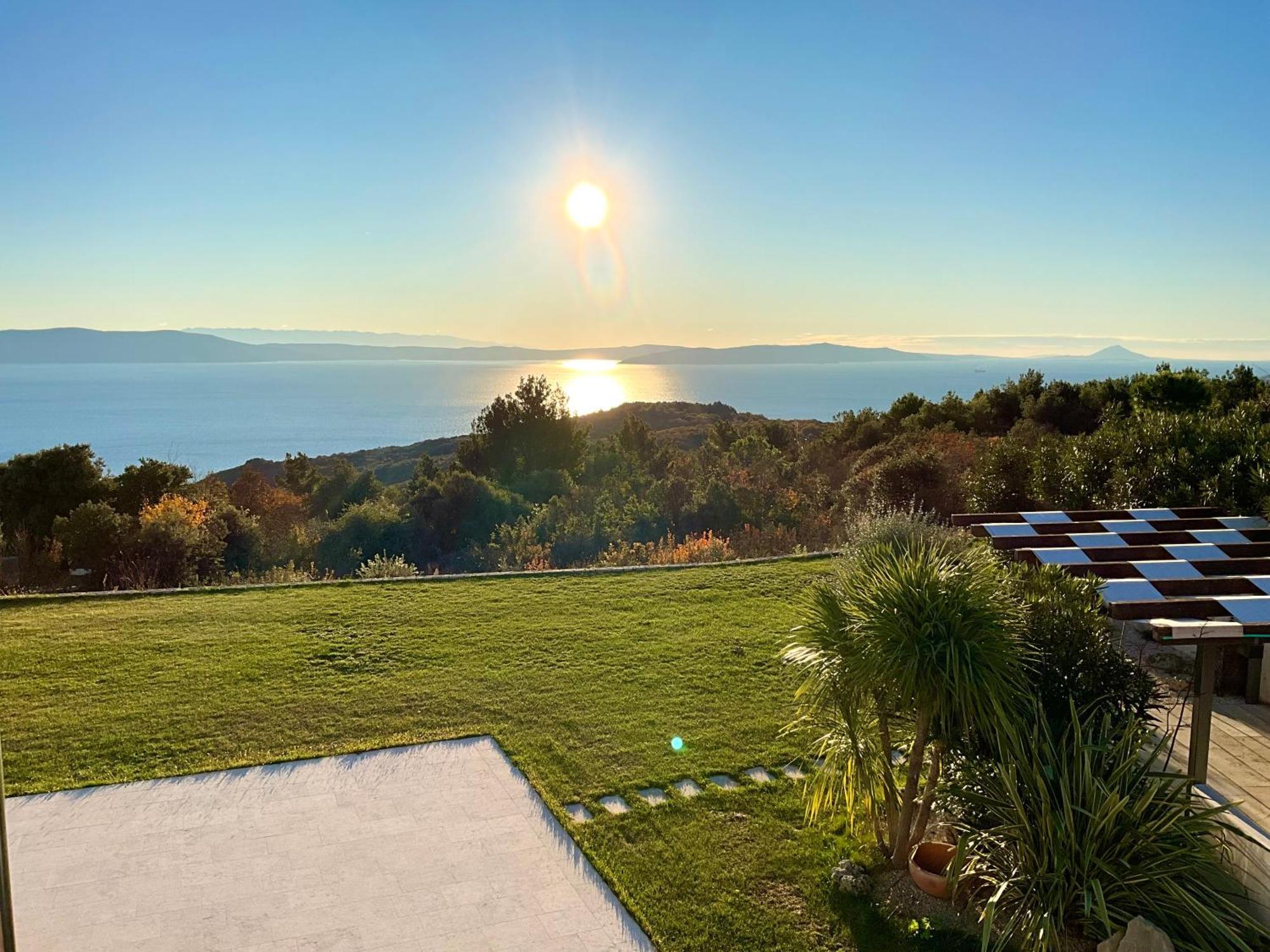 Luxury Panorama Vila With Amazing Seaview In Gondolici 7 Km From Rabac Labin  Kültér fotó